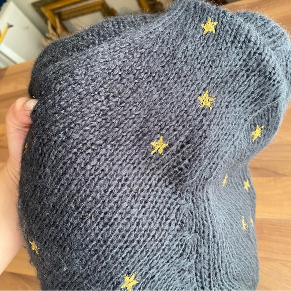 Wooden Ships Navy Blue gold mini stars sweater - Picture 2 of 9